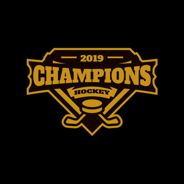 Champions Hockey logo template Thumbnail