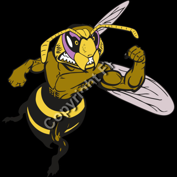 119 Wasp Mascot Thumbnail