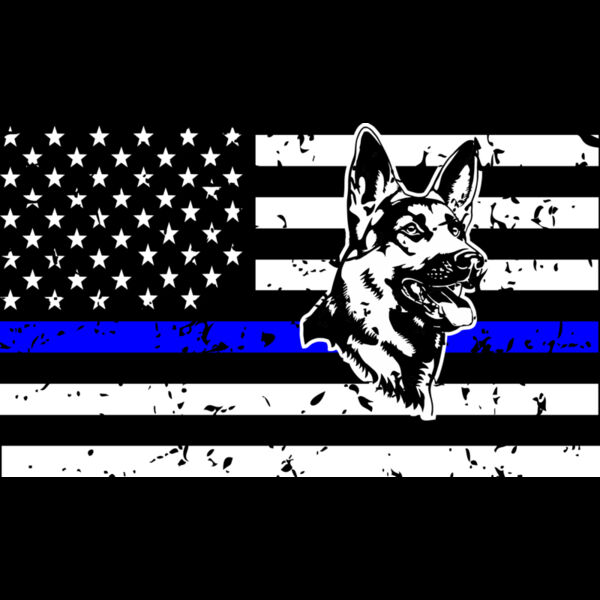 950 Thin Blue Line K9 Thumbnail