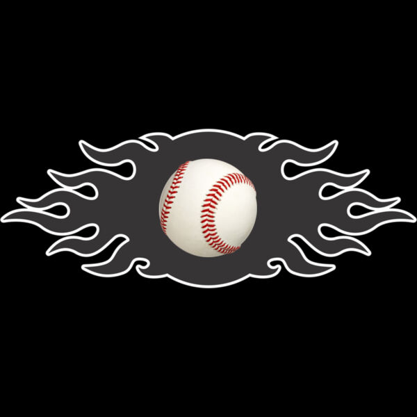 542 Flame Baseball Shield Thumbnail