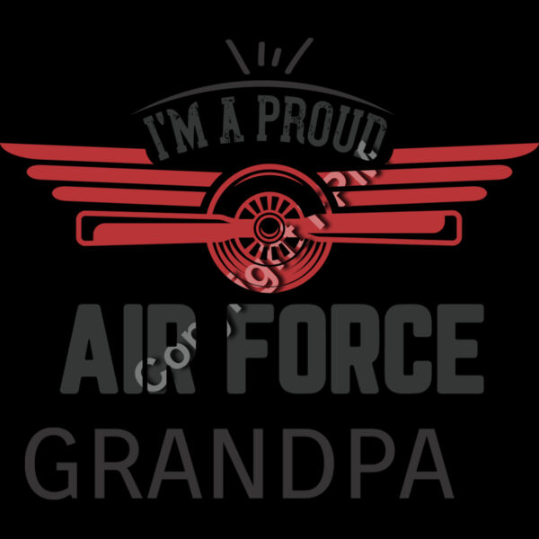 9030 I m a proud Air Force Template Thumbnail