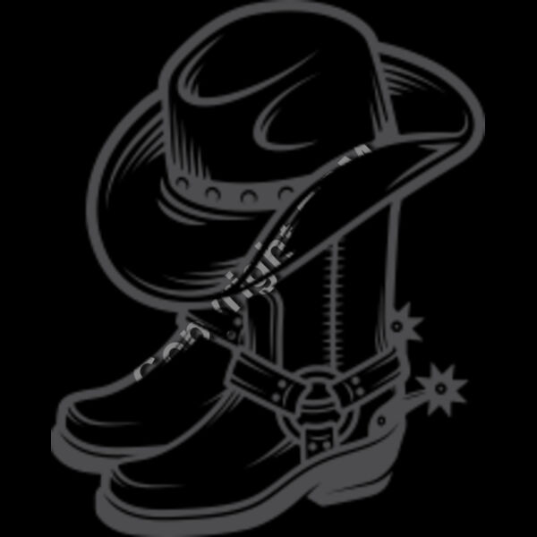 639 Cowboy Hat and Boots Thumbnail