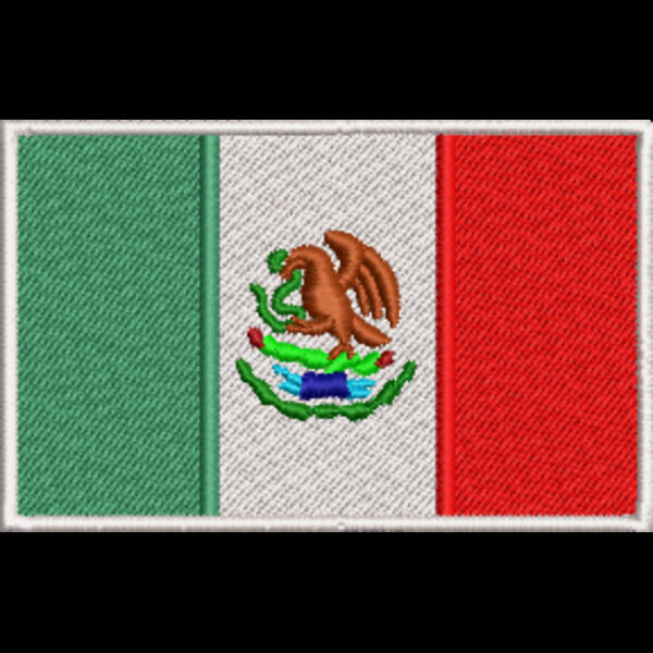 Mexican Flag_EMB501 Thumbnail