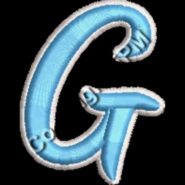 Letter G EMB502 Thumbnail
