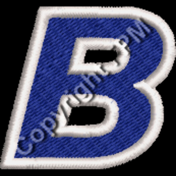 Letter B EMB524 Thumbnail