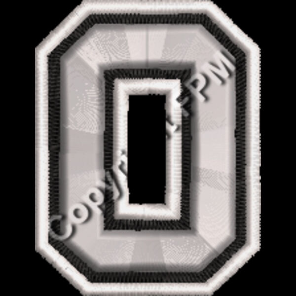 Letter O EMB 532 Thumbnail