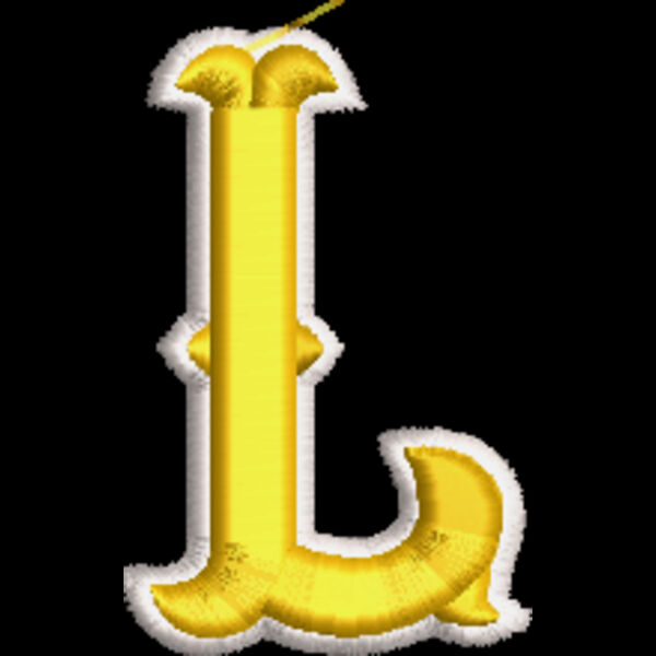 Letter L EMB536 Thumbnail