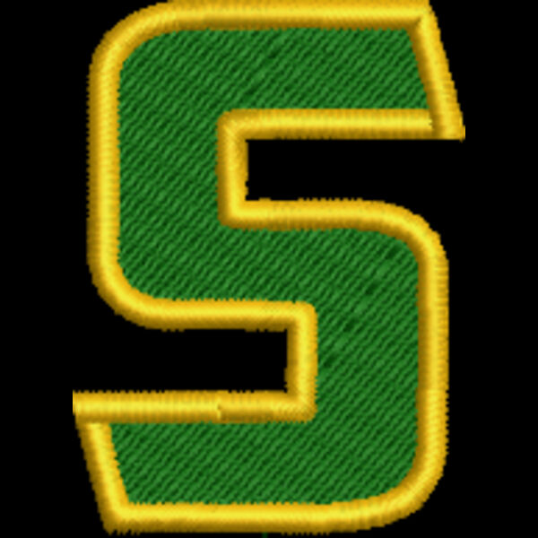 Letter S EMB542 Thumbnail