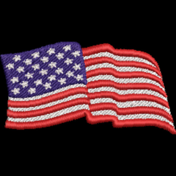 Waving Flag EMB540 Thumbnail