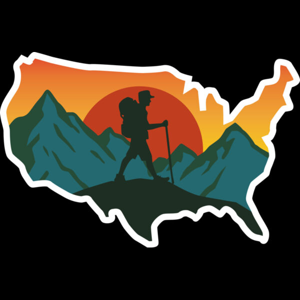 A1338 Hiking the US Thumbnail