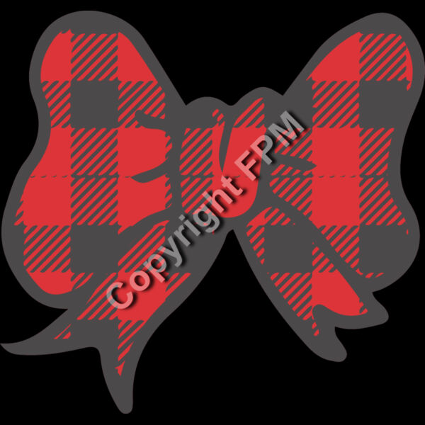 A1552 Plaid Bow Thumbnail