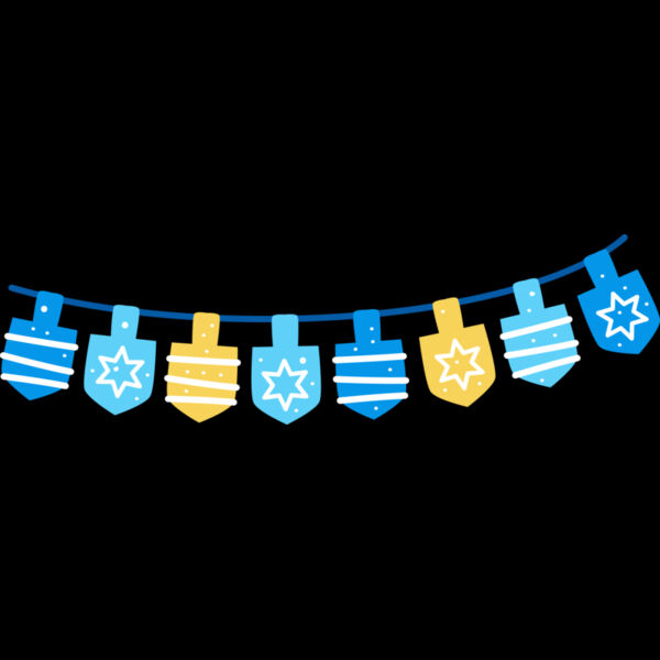 A1911 Dreidel Garland Thumbnail