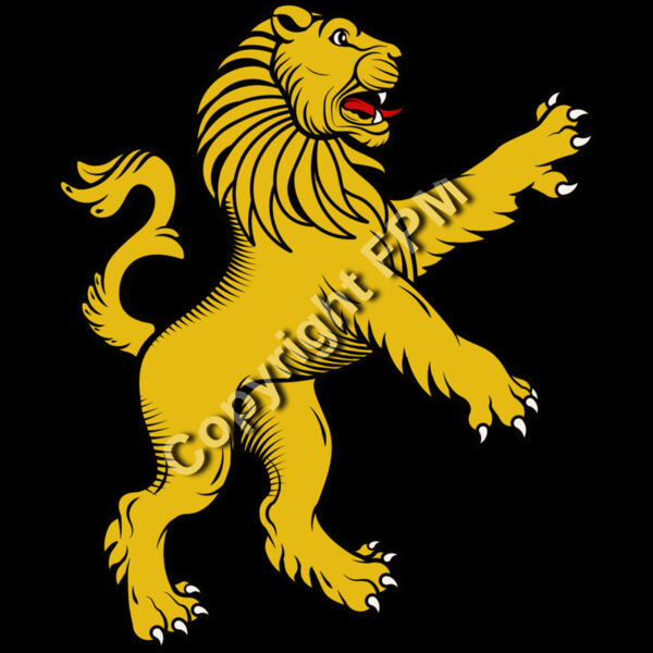 1347 Family Crest Lion Thumbnail