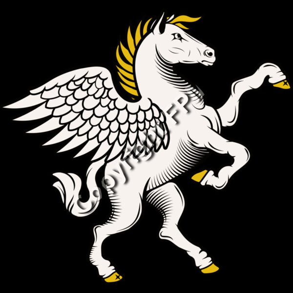 1348 Family Crest Pegasus Thumbnail
