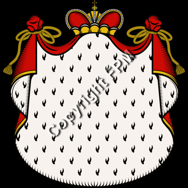 1358 Family Crest Drape Thumbnail
