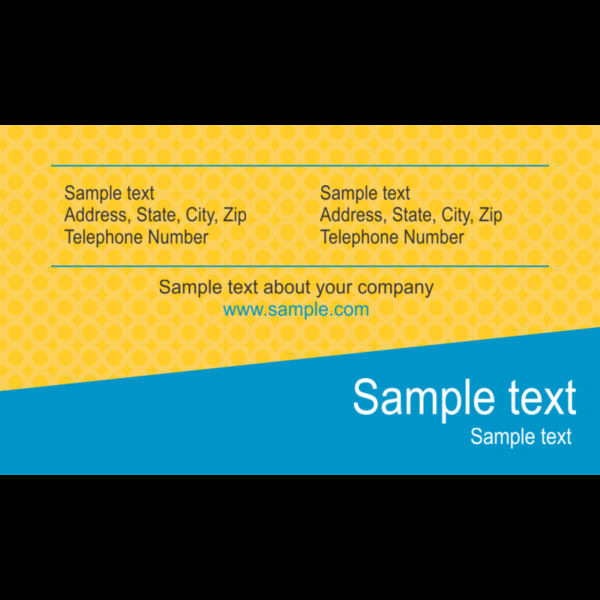 General Business Card 108 Thumbnail