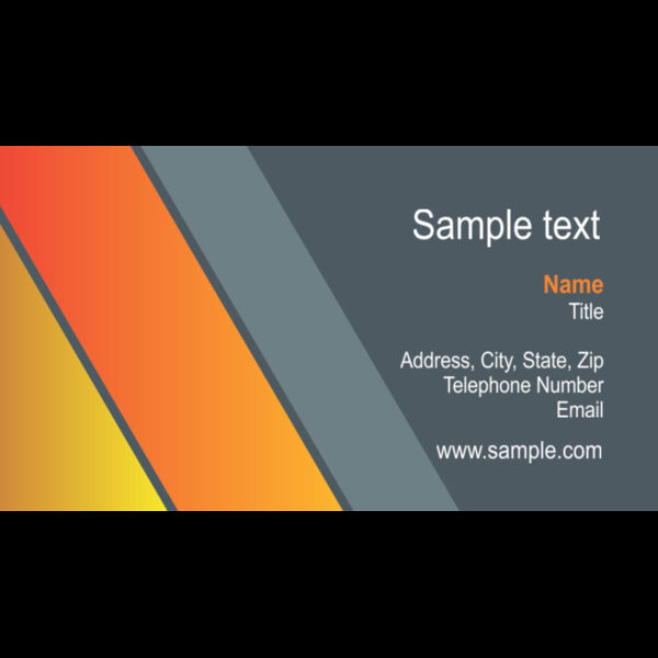 General Business Card 113 Thumbnail