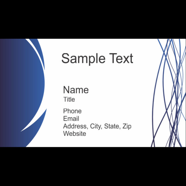 General Business Card 123 Thumbnail