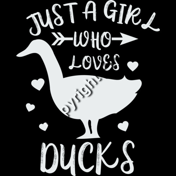 B6009 Girl who loves ducks Thumbnail