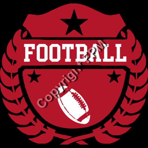 B6070 Football Shield Thumbnail