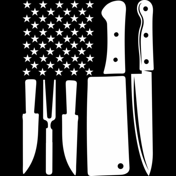 B7061 Knife Flag Thumbnail