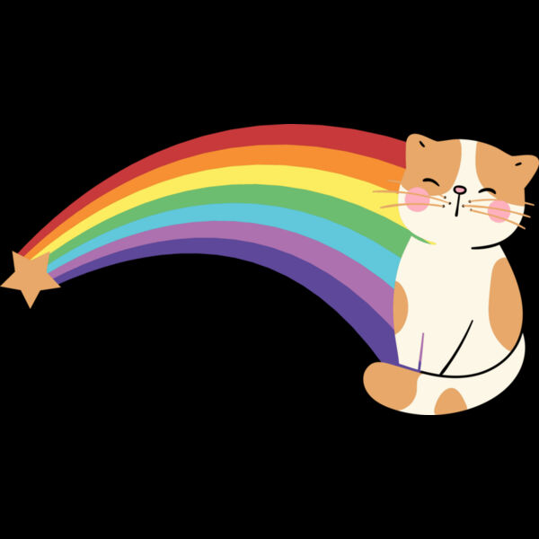 B7191 Rainbow Cat Thumbnail