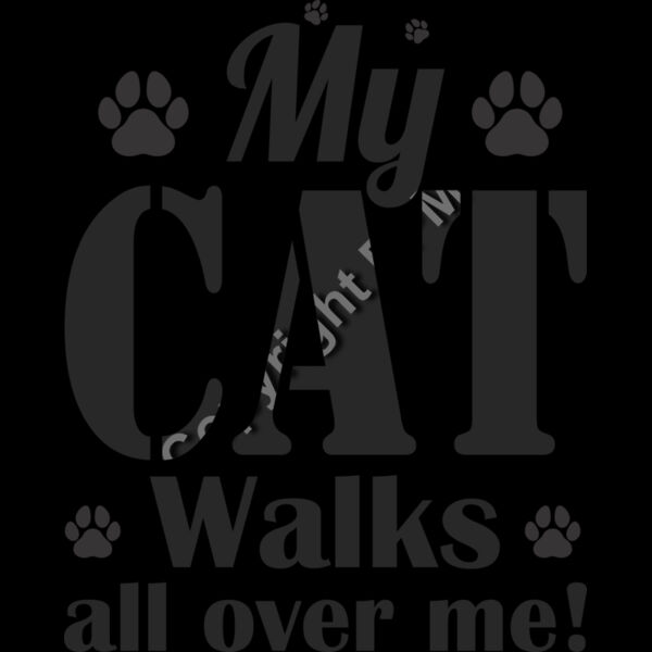 B7194 Cat Walks All Over Me Thumbnail