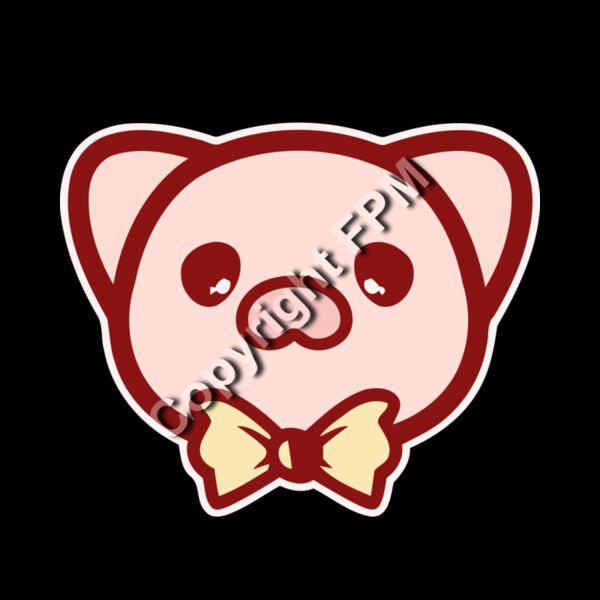 B7207 Girl who loves pigs Thumbnail